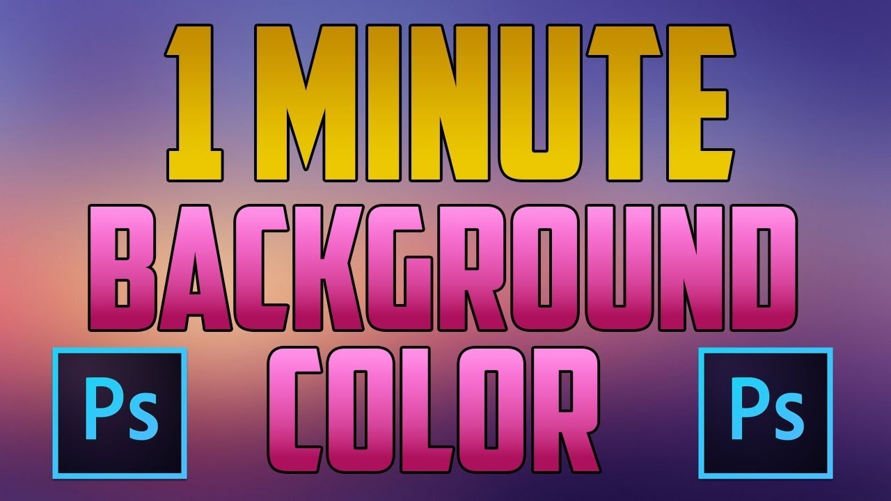 background colour change in 1 minute photoshop cc 2020 tutorial (hindi)