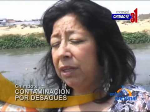Denuncian contaminacin en ro Lacramarca por desage...