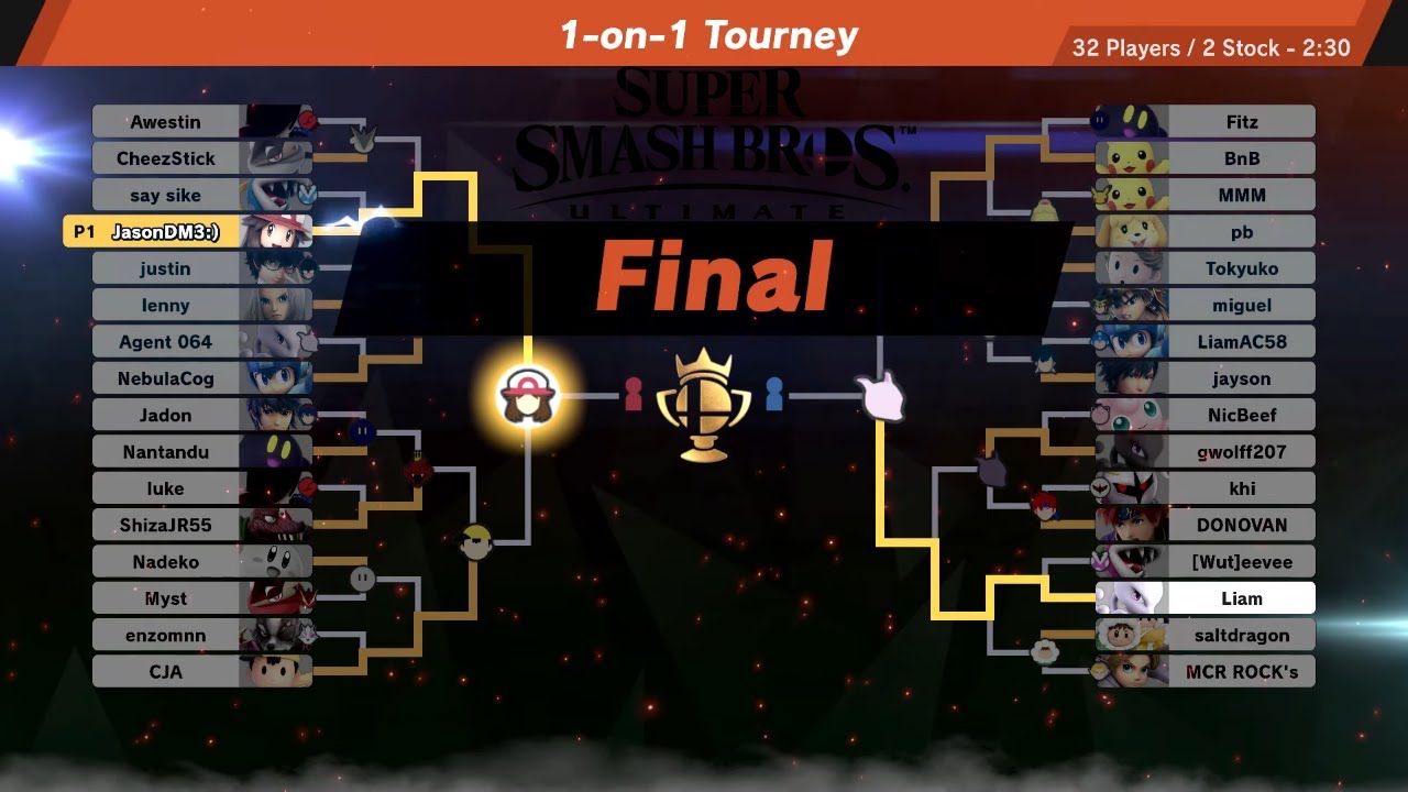 online smash bros tournament