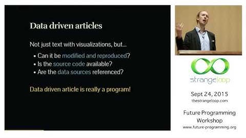 "The Gamma: Programming Tools for Data Journalism" by Tomas Petricek
