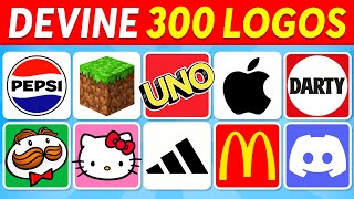 Devine 300 LOGOS en 3 SECONDES ⏱️🔥✅ | QUIZ LOGOS