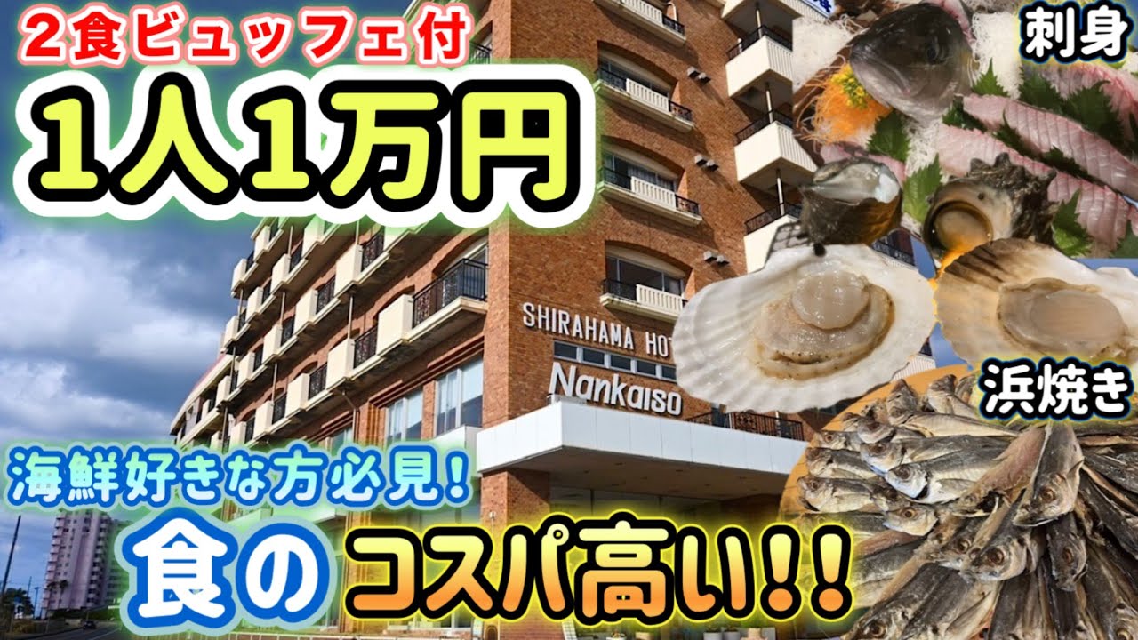 【南海荘】2食ビュッフェ付1万円のホテル見つけたので、正直レビューします！