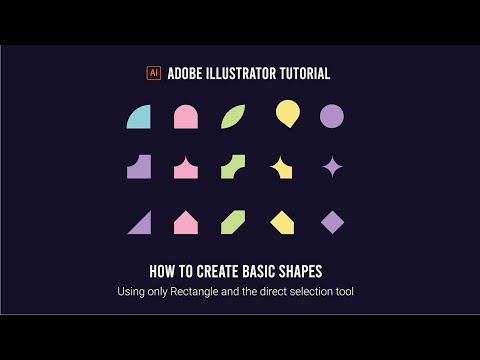 How to create basic shapes in Adobe Illustrator