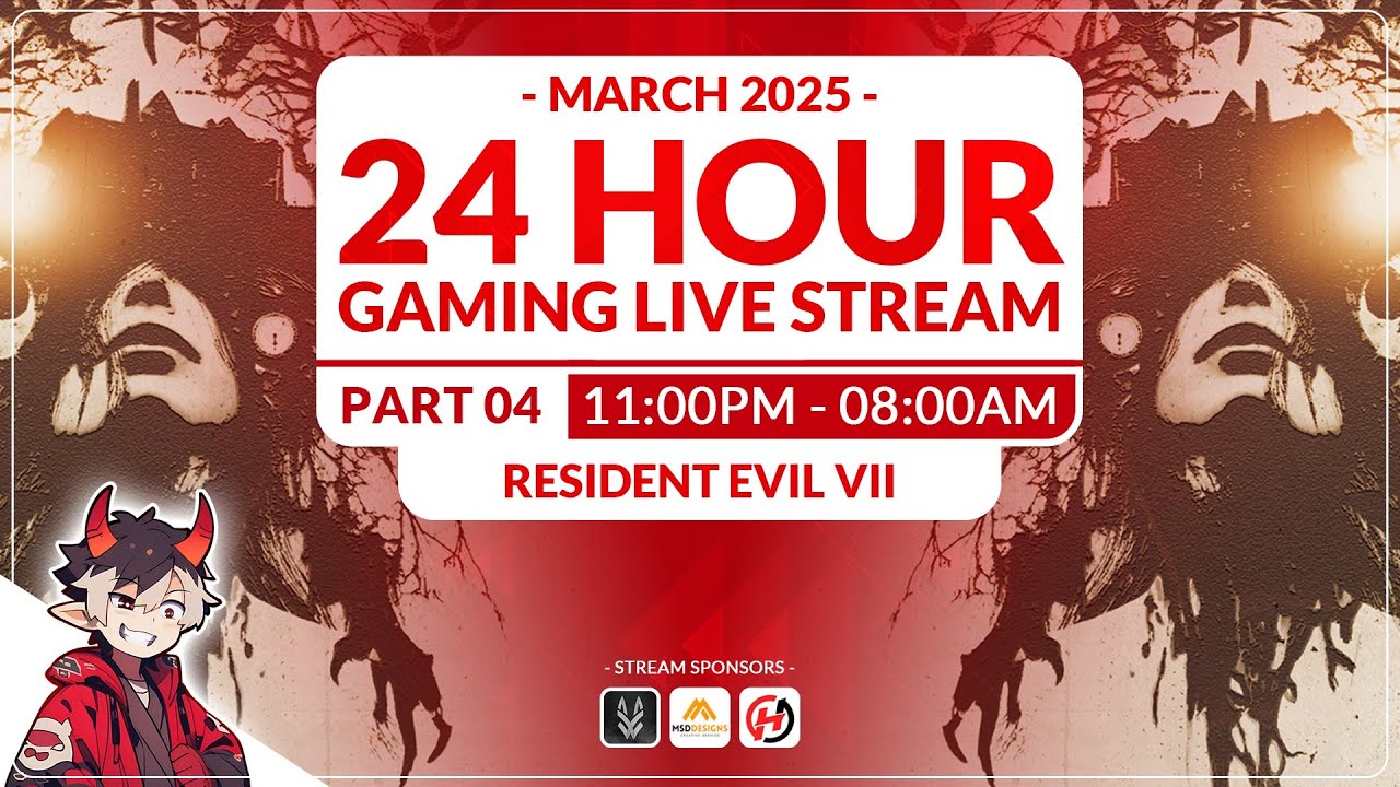 KILLERzero's Official 24 Hour Gaming Live Stream | March 2025 - Part 04