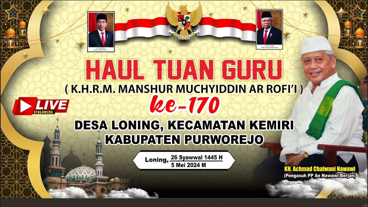 Haul Tuan Guru Loning Bersama KH. Achmad Chalwani Nawawi #numediacenterloning