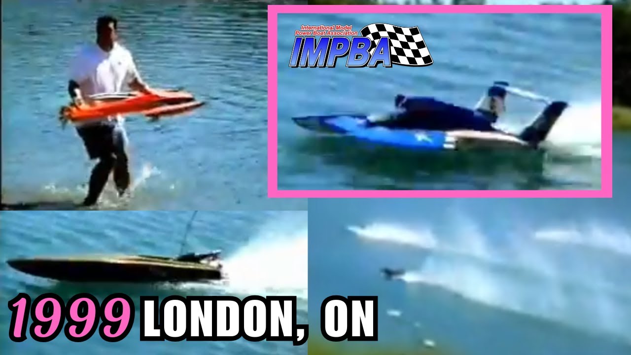 RC Boat Racing Throwback: Dingman Pond London, ON 1999