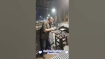 Cast Iron Radiator Processing #radiator #iron #heating #casting #factory #manufacturer #wholesale