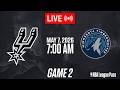 NBA LIVE San Antonio Spurs vs Minnesota Timberwolves 