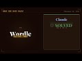 Claude plays Wordle — February 24, 2026 | Beat the Bots Daily