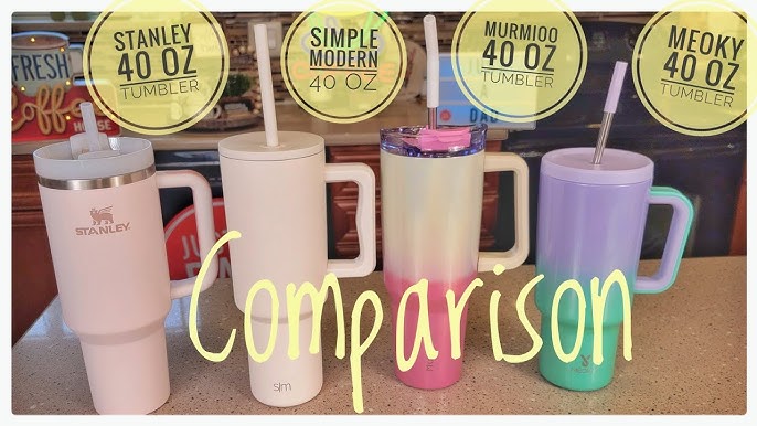 Meoky 40 oz Tumbler with Handle & Straw Lid Review 