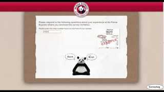 www.PandaExpress.com/Guest Panda Express survey video by Surveybag