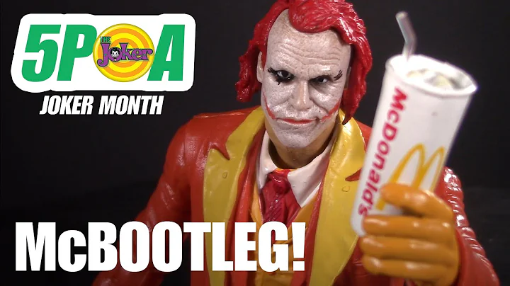 NECA Ronald McDonald Joker Bootleg! Heath Ledger M...