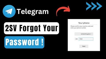 Two Step Verification Telegram Forgot Password !