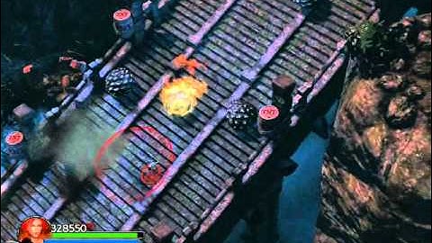 Guardian of Light - Bomb the rolling fire | Twisting Bridge