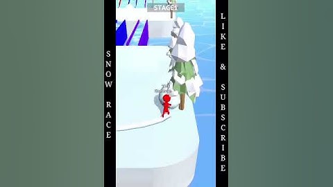 Snow Race ! Gameplay Walkthrough ! Tutorial-1/1.