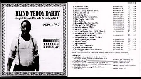 Blind Teddy Darby - Complete Recorded Works