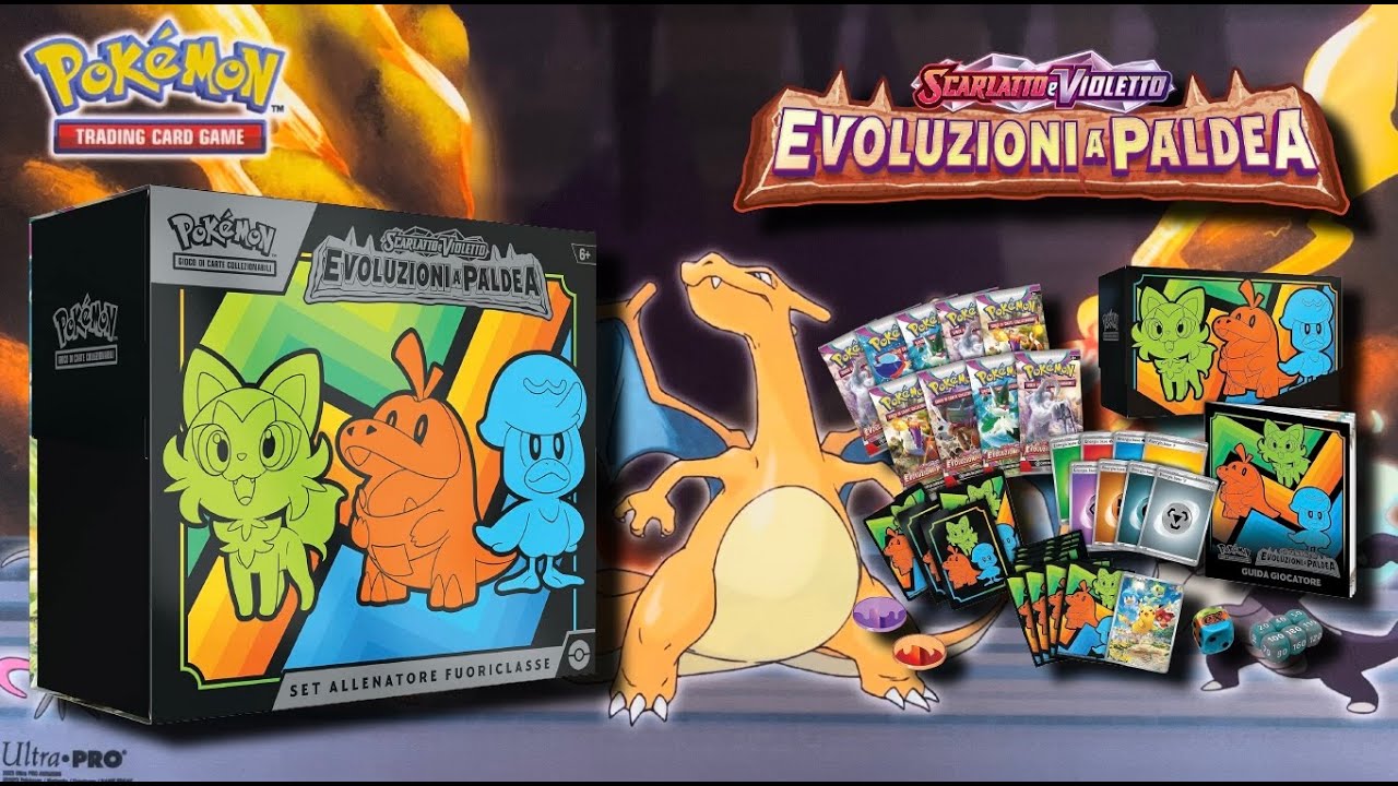 Apro il set allenatore fuoriclasse di POKEMON “Evoluzioni a Paldea ...