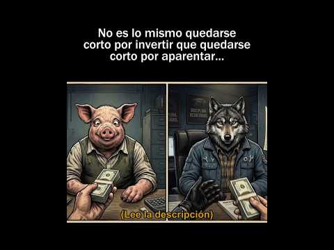 No es lo mismo quedarse corto por invertir que quedarse corto por aparentar... 🧠