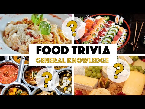 FOOD TRIVIA 20 Qs ON FOOD 1 Take this mixed general knowledge quiz on food to find out