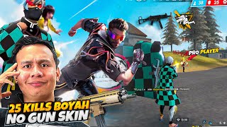 No Gun Skin 😲 25 Kills Op 1 Vs 4 Gameplay 😈🌍