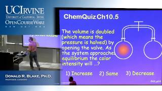 General Chemistry 1B. Lecture 16. Chemical Equilibrium, Part III
