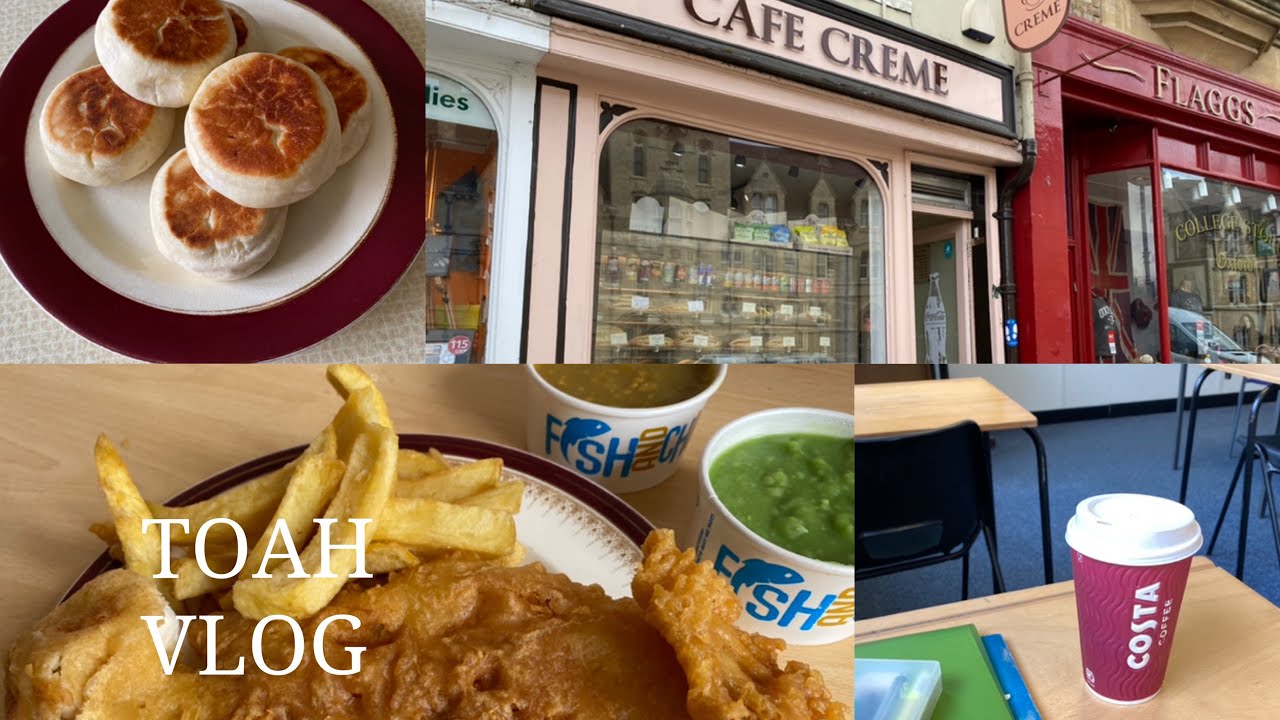 イギリス生活 イギリス留学生の日常vlog 日本食とイギリス料理 Japanese Dishes And Fish Chips Youtube