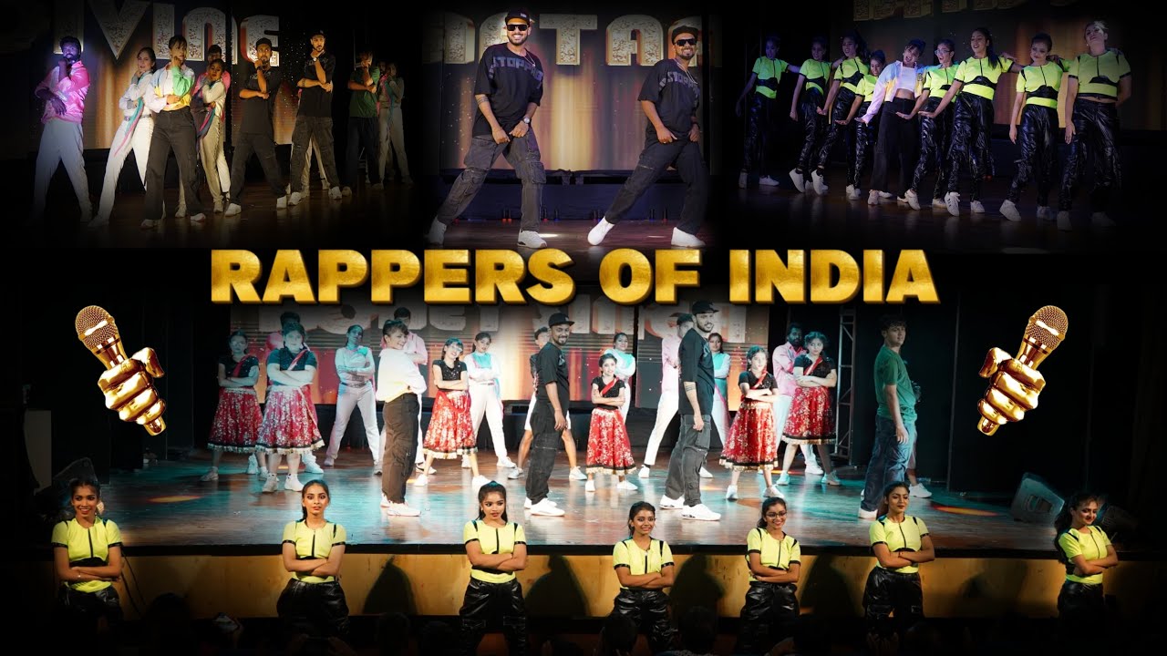 Indian Rappers 2024 RAPPERS OF INDIA | Annual Show | NRITYANGANA 2024 - YouTube