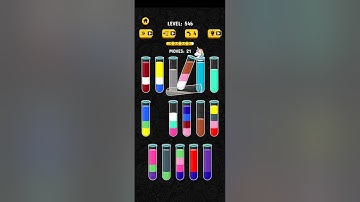 Map 546 Solution||Color Water Sort 3D!