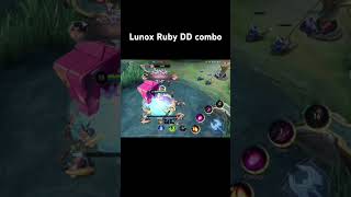 How to use Lunox double ult/ Ruby DD combo tutorial ✔️ #shorts #mlbb #mobilelegends #lunox