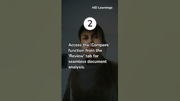 How to Compare Documents in MS Word! 🆚📑#short #msword #viral