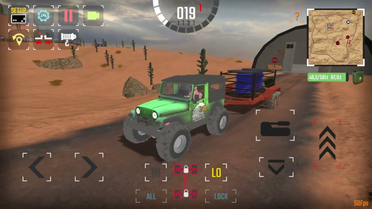 Big Desert Map Gameplay | Best Android Offroad Game | Project Offroad 2.0 Gameplay 
