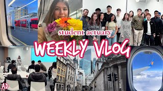 STUDENT ACTUARY VLOG #5 | invited to speak at LSE, then jetting off