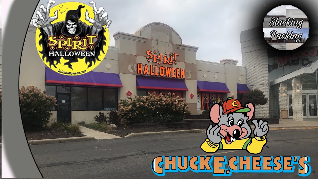 Spirit Halloween Inside Former Chuck E Cheese Ontario, Ohio YouTube