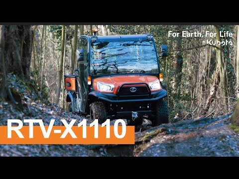RTV-X1110: Powerful and economical 3 cylinder | #Kubota 2019
