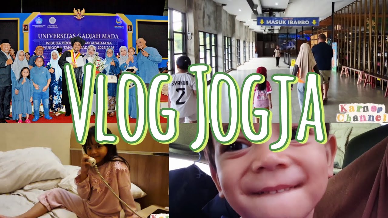VLOG JOGJA😍 3 HARI. HOTEL, UGM, MALIOBORO, IBARBO