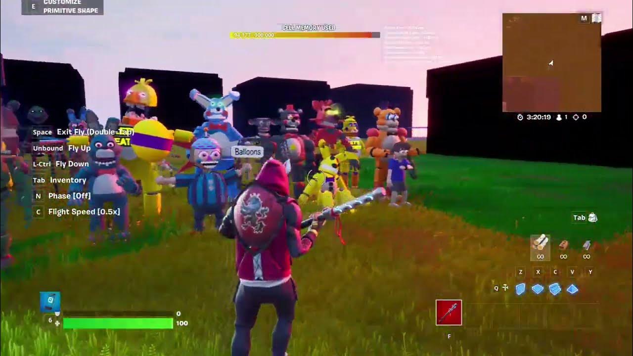 I recreated Monty from Fnaf Security Breach in Fortnite Creative! :  r/FortniteCreative