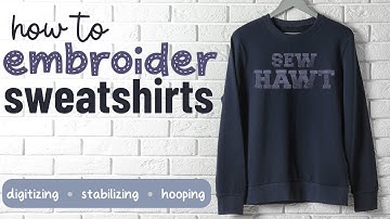 How to Embroider Sweatshirts: Digitizing, Stabilizing, and Hooping! (feat. Ricoma MT-1501 & Hatch)