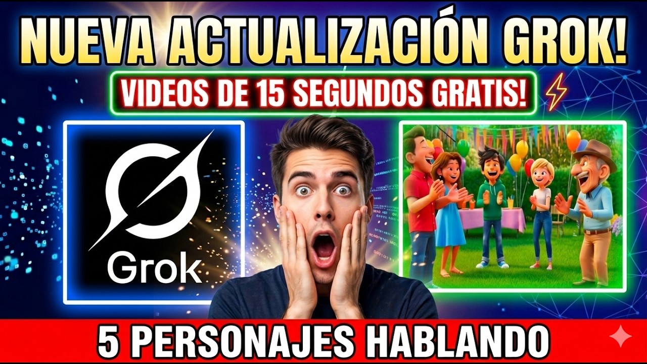 VIDEOS DE 15 SEGUNDOS CON GROK GRATIS!
