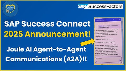 SAP Connect 2025: Workforce Knowledge Network Live Demo with Joule AI & Agent-to-Agent Communication