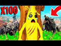 CACHE CACHE avec 100 LOUPS sur FORTNITE SAISON 6 !