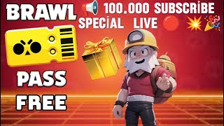 THANKS GUYS FOR 100.000 SUBSCRİBE 🎉 LIVE STREAM 🔴 | BrawlStars