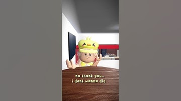 i try blinking at the waiter in MORSE CODE! #shorts #roblox #robloxedit #trending