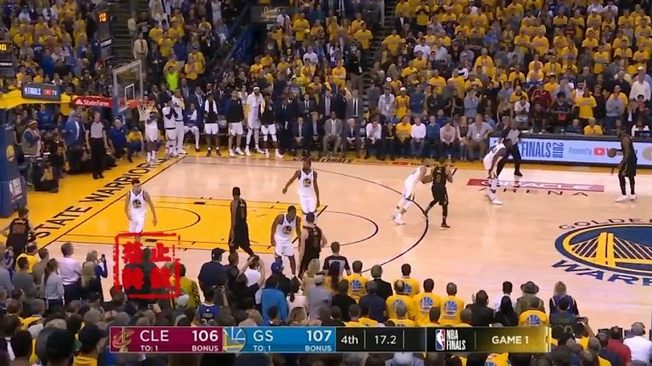 George Hill Miss Free Throw - Cavs Lose Warriors Win Finals Game 1