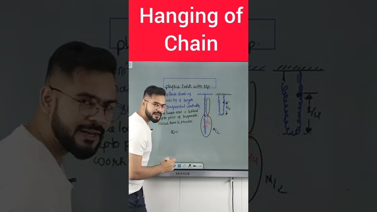 Hanging of chain JEE & NEET Question Tricks | learn physics within 60s with ssp sir