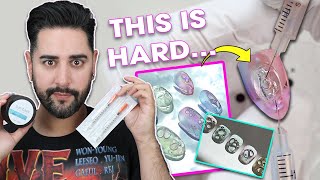 NEW BUBBLE GEL NAIL TREND TUTORIAL....Kind of