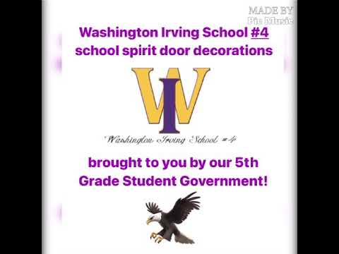 Washington Irving School 4 - School Spirit Door Decorations