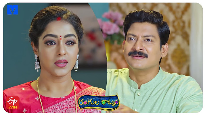 Rangula Ratnam Latest Promo - 26th June 2025 in ETV Telugu at 7:30 PM - Mallemala Tv