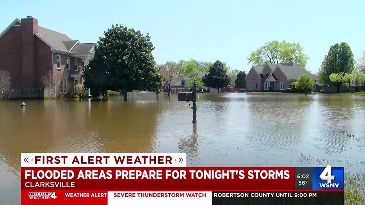 Clarksville communities bracing for more rain as floodwaters remain ...