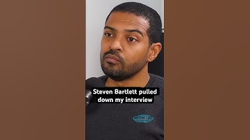 Steven Bartlett pulled down my interview