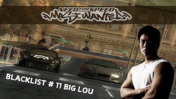 Rx8 vs Eclipse battle nfs most wanted Blacklist 11 Big Lou